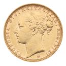 1886 Victoria Young Head Australia Full Sovereign Coin