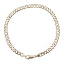 9ct Yellow Gold Curb Bracelet 10"