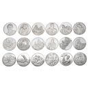 The Genius of Michealangelo Set of 18 Coins