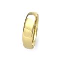 18ct Yellow Gold Slight Court Wedding Band 5mm