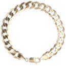 9ct Yellow Gold Curb Bracelet 8.5"