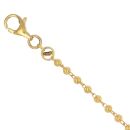 22ct Yellow Gold Bead Bracelet 7"