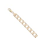 9ct Yellow Gold Curb Bracelet 7"