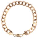 9ct Yellow Gold Curb Bracelet 7.5"