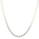 9ct Yellow Gold Curb Chain 18"