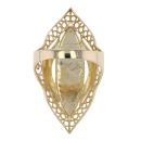 14ct Yellow Gold Patterned Ring