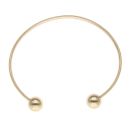 9ct Yellow Gold Plain Torque Bangle
