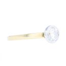 18ct Yellow Gold Rub over 0.80ct Diamond Solitaire Ring