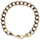 9ct Yellow Gold Curb Bracelet 8"