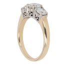 18ct Yellow Gold 1.75ct Brilliant Cut Diamond Trilogy Ring