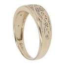 9ct Yellow Gold 0.05ct Diamond Celtic Ring