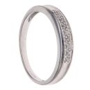 9ct White Gold 0.05ct Brilliant Cut Diamond Eternity Ring