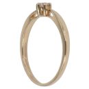 18ct Yellow Gold 0.10ct Brilliant Cut Diamond Solitaire Ring