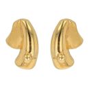 22ct Yellow Gold Fancy Duo Stud Earrings