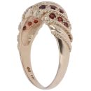 9ct Yellow Gold Garnet Fancy Ring