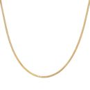 22ct Yellow Gold Flat Milan Chain 16"