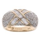 14ct Yellow Gold 1.25ct Diamond Fancy Ring