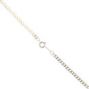 9ct Yellow Gold Square Curb Chain 18"
