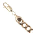 9ct Yellow Gold Curb Bracelet 9"