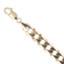 9ct Yellow Gold Curb Bracelet 8"