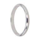 18ct White Gold Plain Wedding Band 2.7mm