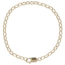 9ct Yellow Gold Belcher Bracelet 7.5"