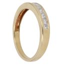 18ct Yellow Gold 0.50ct Brilliant Cut Diamond Half Eternity Ring