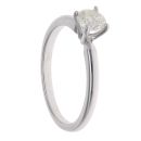 18ct White Gold 0.50ct Brilliant Cut Diamond Solitaire Ring