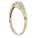 9ct Yellow Gold 0.05ct Diamond Solitaire Ring