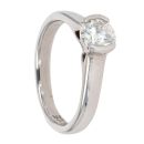 Palladium 0.75ct Diamond Solitaire Ring