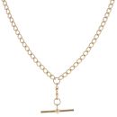 9ct Yellow Gold T-Bar Albert Chain 18"
