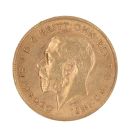 1912 George V Large Head UK Half Sovereign Coin