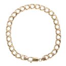 9ct Yellow Gold Curb Bracelet 8.5"