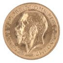 1914 George V Large Head UK Full Sovereign Coin