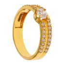 22ct Yellow Gold Cubic Zirconia Ring