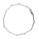 9ct White Gold Fancy Bracelet 7.5"