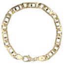 9ct Yellow Gold Fancy Bracelet 8.5"