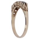 9ct Yellow Gold Sapphire Five Stone Ring