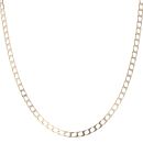 9ct Yellow Gold Square Curb Chain 20"