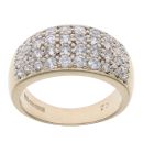 9ct Yellow Gold Cubic Zirconia Signet Ring