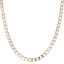 9ct Yellow Gold Curb Chain 22"