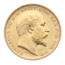1908 Edward VII Large Head Australia Half Sovereign Coin
