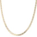 18ct Yellow White and Rose Gold Fancy Chain 24"