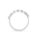 9ct White Gold 0.70ct Oval Cut Lab Grown Diamond Eternity Ring