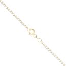 14ct Yellow Gold Children's Blue Eye Pendant And Chain 14"