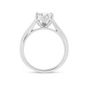 18ct White Gold 2.00ct Pear Shaped Lab Grown Diamond Solitaire Ring G VS