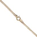 14ct Yellow Gold Cubic Zirconia Floral Necklace 22"