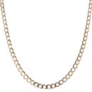 9ct Yellow Gold Curb Chain 22"