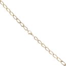 9ct Yellow Gold Curb Chain 22"