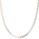 9ct Yellow Gold Square Curb Chain 20"